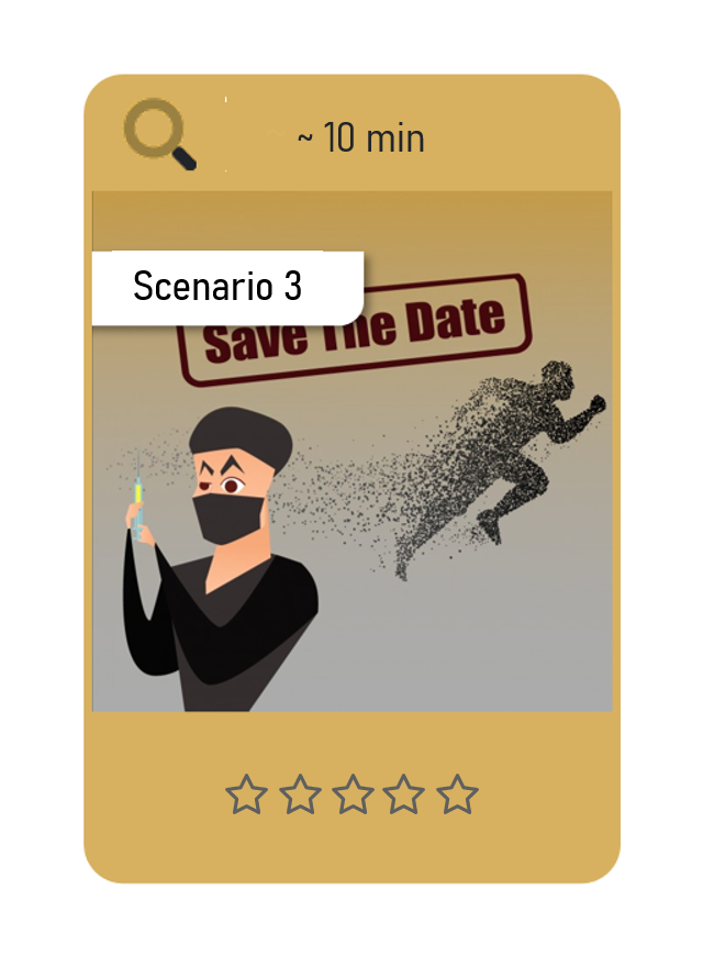 jeu de piste Save the date treasure hunt 3